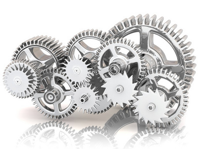 机械齿轮的艺术 工业美学的视觉诠释