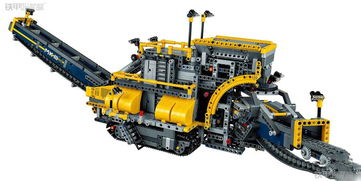 乐高机械组巅峰之作 1:200还原史上最大陆地移动机械——克虏伯Bagger 288轮斗挖机